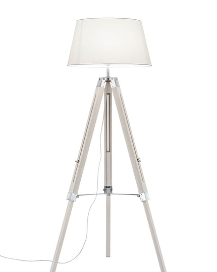 Tripod lattiavalaisin - valkoinen