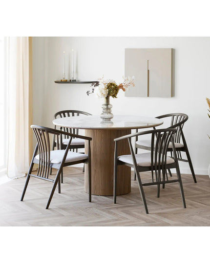 Agustin ruokapöydän tuoli tumma pähkinä - KalusteDuo_Huonekaluliike_ruokapöydän tuoli
