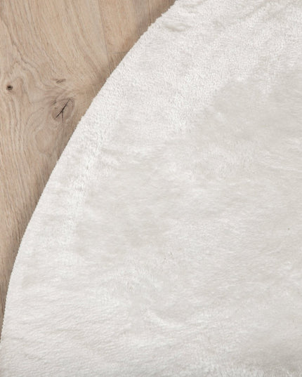 Blanca pyöreä polyesterimatto - 200*200- valkoinen - KalusteDuo_Huonekaluliike_Matto
