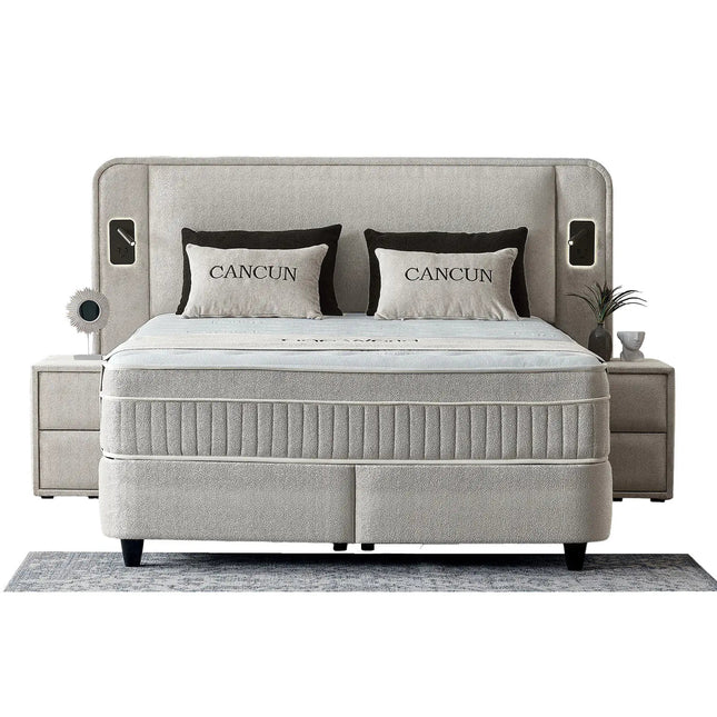 Cancun‑Deluxe jenkkisänky 160 - 180 - 200x200 cm - KalusteDuo_Huonekaluliike_Jenkkisänky