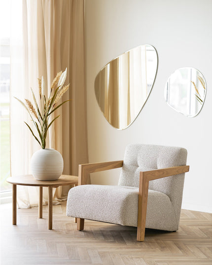 Devon peili 70×100 cm – krominvärinen kehys - #KalusteDuo_#Huonekaluliike_seinäpeili