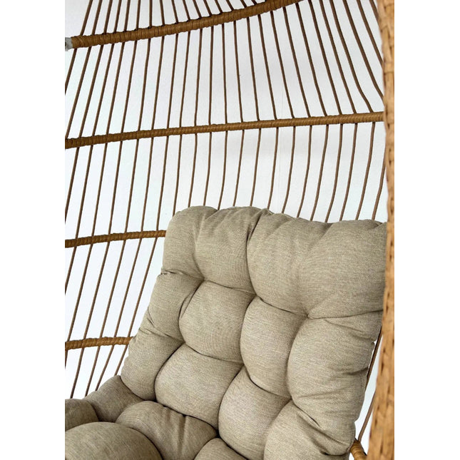 Elva riipputuoli - beige/musta - KalusteDuo_Huonekaluliike_Riipputuoli