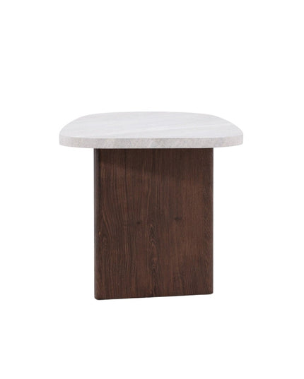 Grönvik sivupöytä 70x45 cm - mokka / betoninvärinen - KalusteDuo_Huonekaluliike_Pöytä