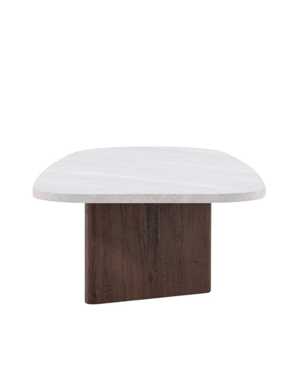 Grönvik sohvapöytä 130x65 cm - mokka / betoninvärinen - KalusteDuo_Huonekaluliike_Pöytä