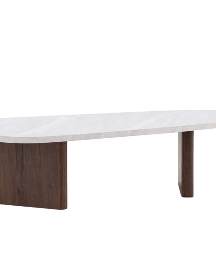 Grönvik sohvapöytä 130x65 cm - mokka / betoninvärinen - KalusteDuo_Huonekaluliike_Pöytä