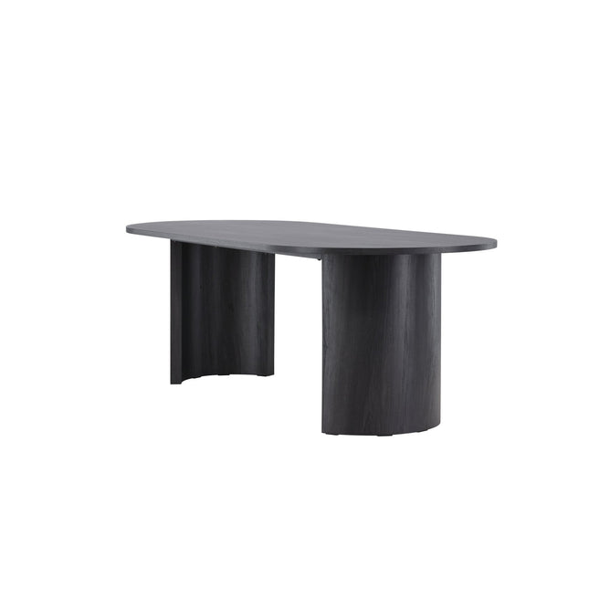 Grundsund ruokapöytä 100x220 - musta / FSC 100% - KalusteDuo_Huonekaluliike_Ruokapöytä