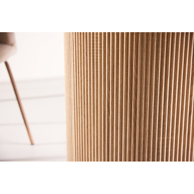 Härön ruokapöytä ø120x75 cm - kansi karkaistu lasi FSC 100% - #KalusteDuo_#Huonekaluliike_Ruokapöytä