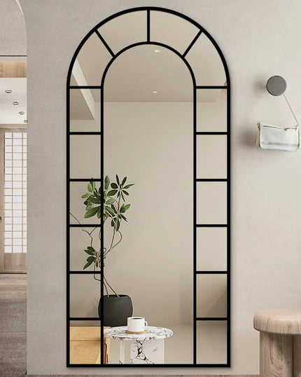 Helmi seinäpeili 70x170 cm – musta kaaripeili - KalusteDuo_Huonekaluliike_Peili