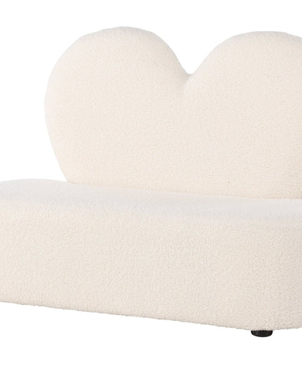 Lasten kukkasohva - beige / teddy FSC 100% - KalusteDuo_Huonekaluliike_Lastenkaluste