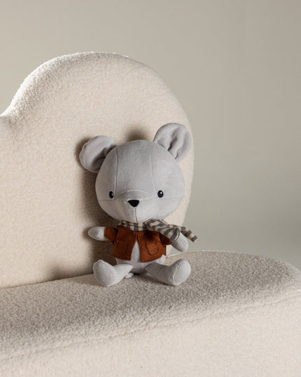 Lasten kukkasohva - beige / teddy FSC 100% - KalusteDuo_Huonekaluliike_Lastenkaluste