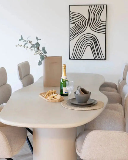 Maranola Ruokapöytä Sementtipinnalla 200/240x96 cm - KalusteDuo_Huonekaluliike_Ruokapöytä