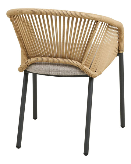 Novella terassituoli beige/hiekka - House Nordic - KalusteDuo_Huonekaluliike_nojatuoli ulkokäyttöön