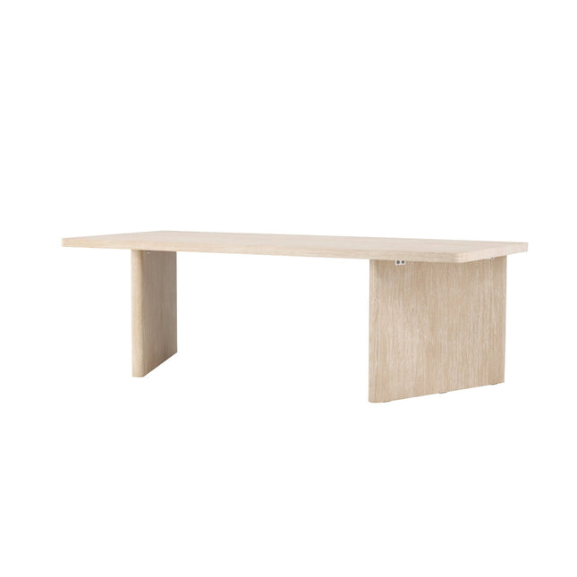 Skagen ruokapöytä 100x240 - sintrattu kivi / FSC 100% - KalusteDuo_Huonekaluliike_Ruokapöytä