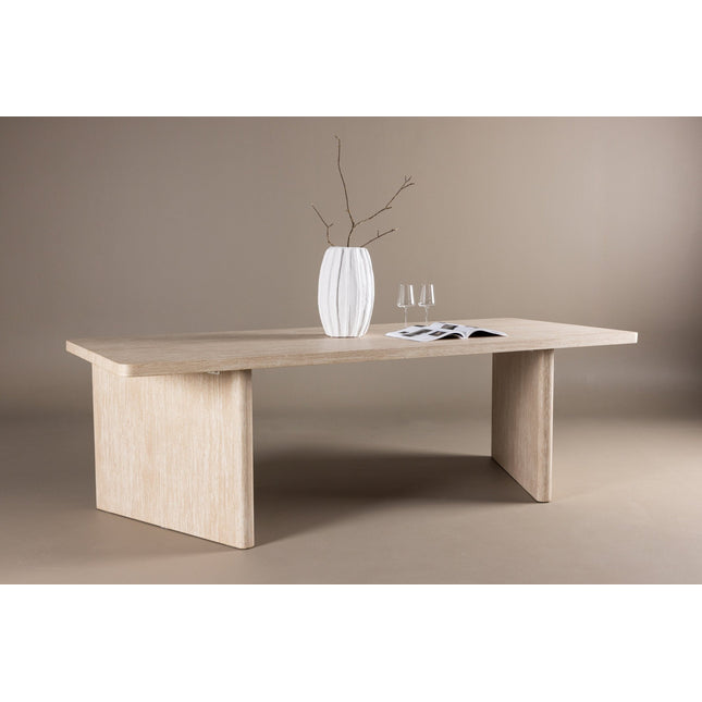 Skagen ruokapöytä 100x240 - sintrattu kivi / FSC 100% - KalusteDuo_Huonekaluliike_Ruokapöytä
