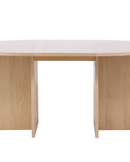 Strada ruokapöytä 120/170 x120x74 cm - valkolakattu / tammiviilu - KalusteDuo_Huonekaluliike_Ruokapöytä