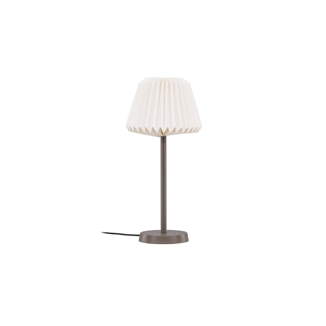 Tandådalen 25cm pöytävalaisin - mokka / valkoinen - KalusteDuo_Huonekaluliike_Valaisin