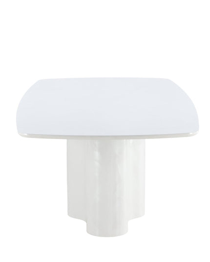 Väddö suorakaiteen muotoinen ruokapöytä 220x110x75 cm - MDF / valkoinen lakkamaalaus - KalusteDuo_Huonekaluliike_Ruokapöytä