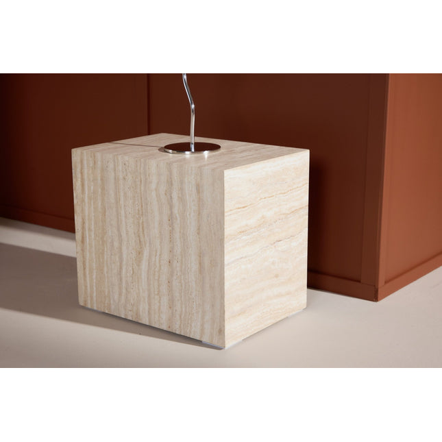 York sivupöytä 30x35x25 cm - travertiinin värinen - KalusteDuo_Huonekaluliike_Pöytä
